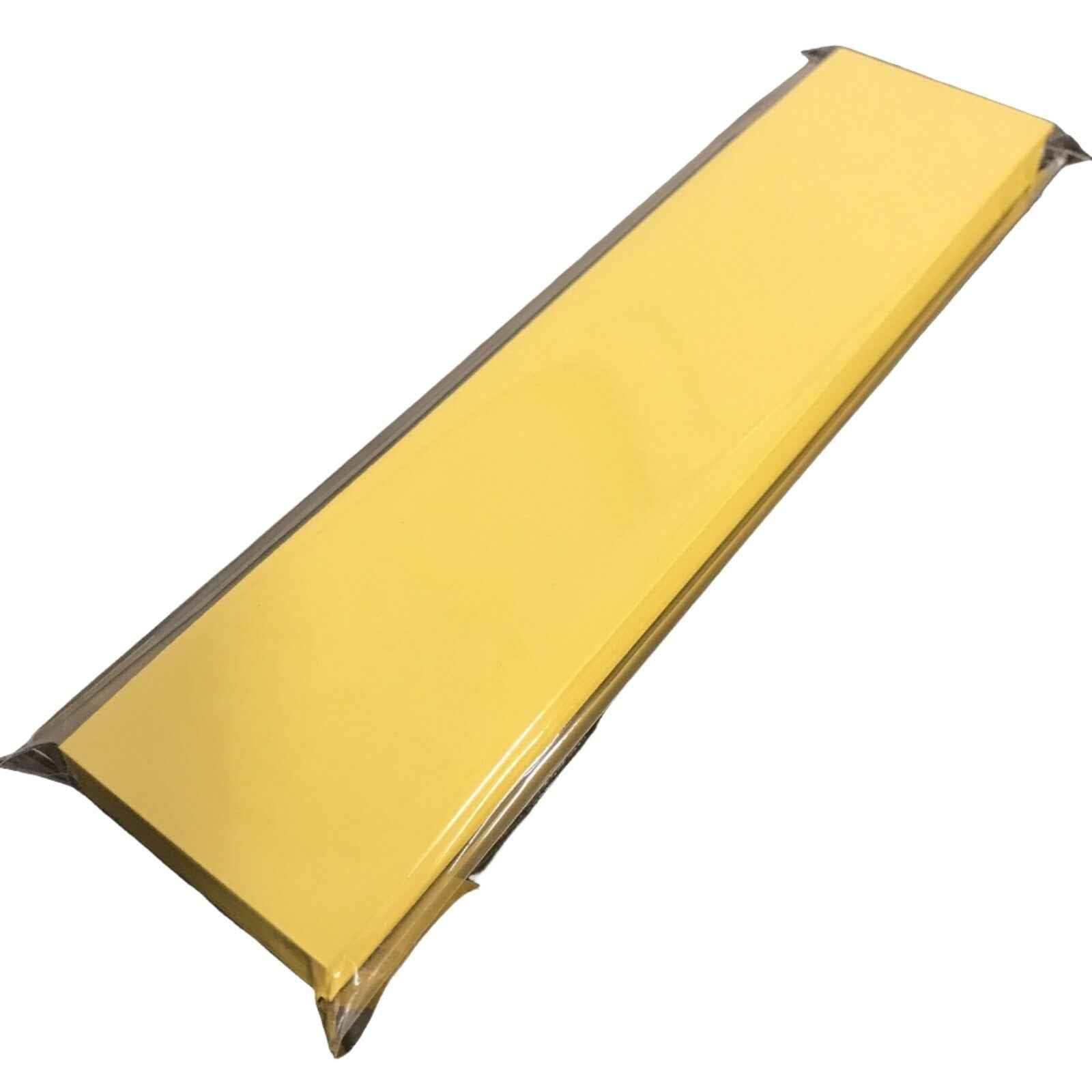 40 Yellow Card Bookmark Blanks. 210mm x 44mm, 250gsm. Crafts DIY Making