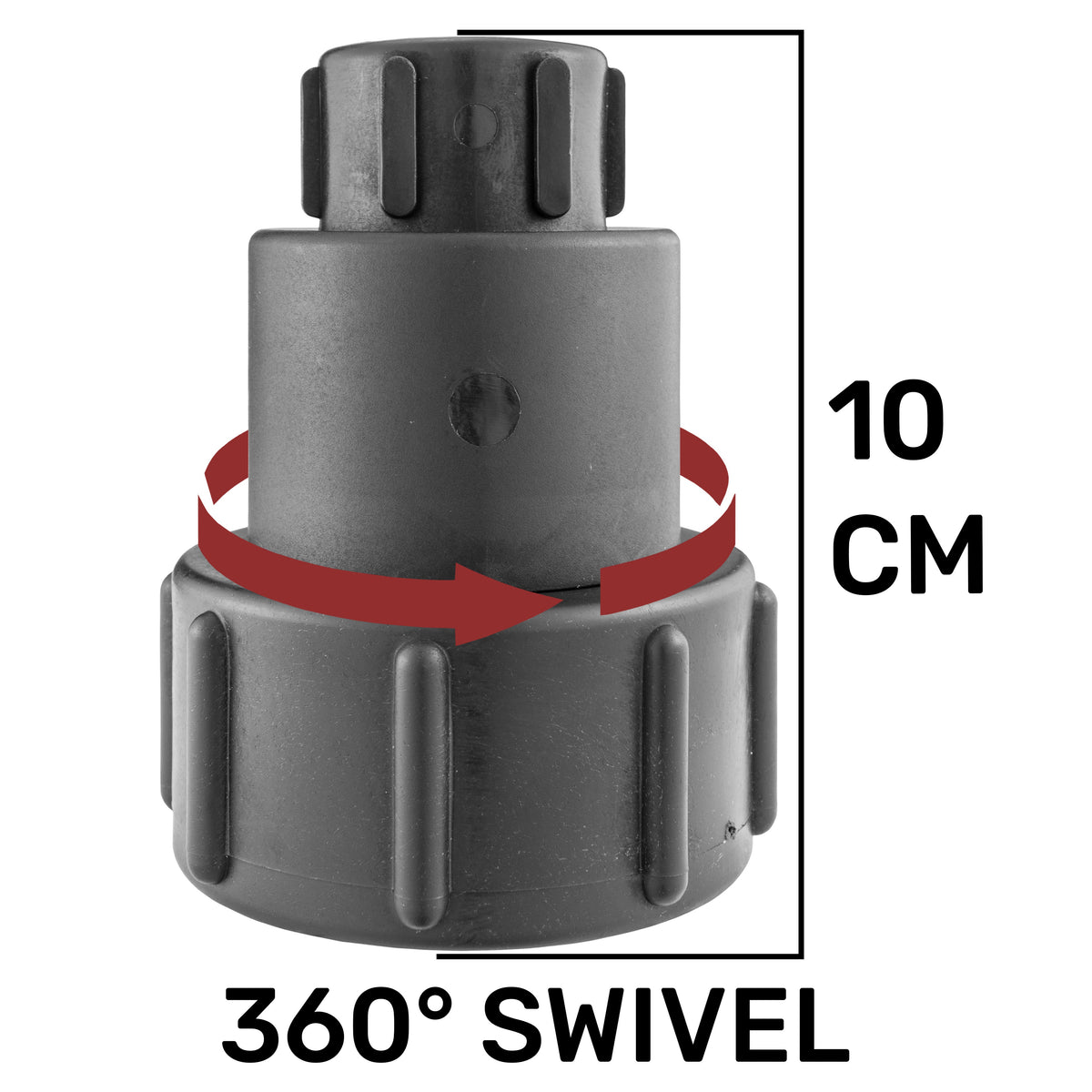 IBC 2” S60X6 – 1" BSPF Extender Adaptor with MDPE Tee 32mm