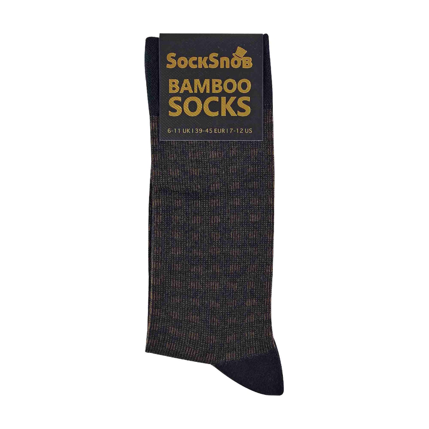 1 Pack Mens Luxury Breathable Bamboo Suit Dress Socks