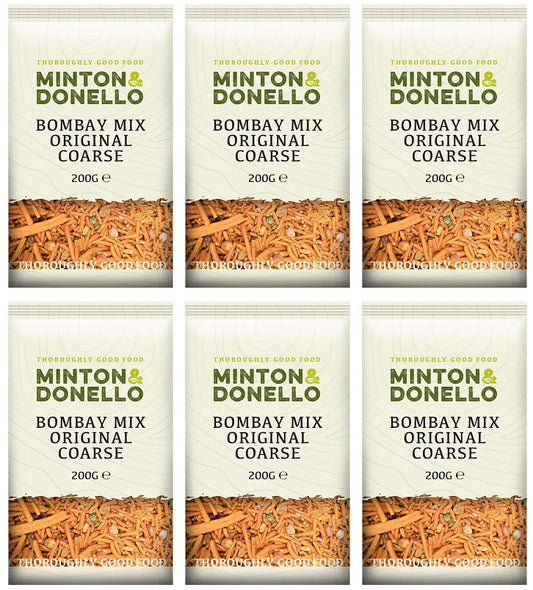 6 x Minton & Donello Bombay Mix Original Coarse - 200g