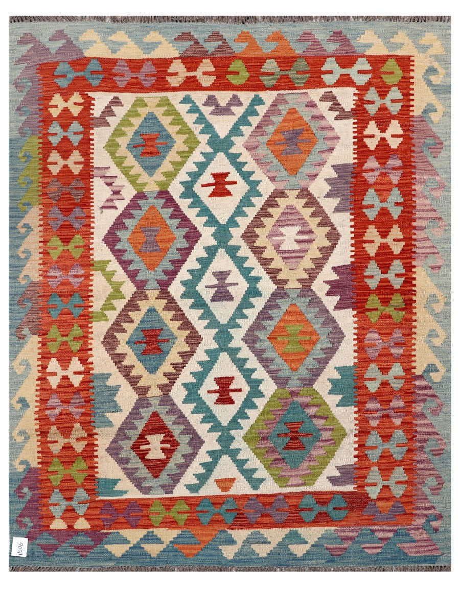 Maimana Afghanistan Kilim Rug - 195 x155 cm