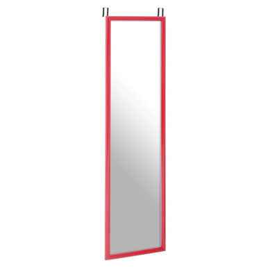 Mize Pink Plastic Frame Over Door Mirror