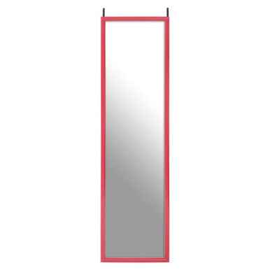 Mize Pink Plastic Frame Over Door Mirror