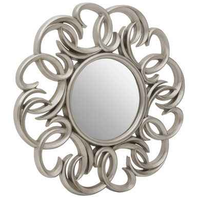 Adelere Entwined Silver Swirl Wall Mirror