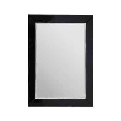 Avelene Black Bevelled Edge Wall Mirror