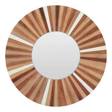 Barn Natural Wood Wall Mirror