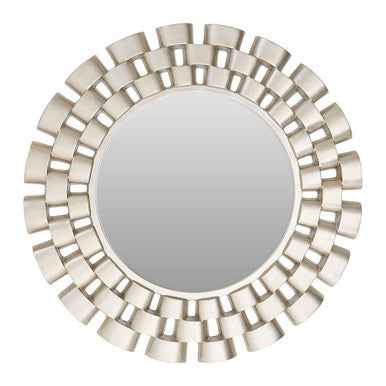 Tia Champagne Chain Design Wall Mirror