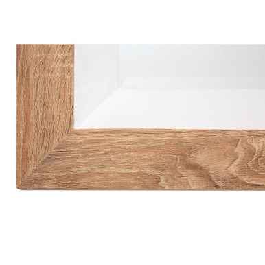 Roxy White Gloss Wood Wall Mirror