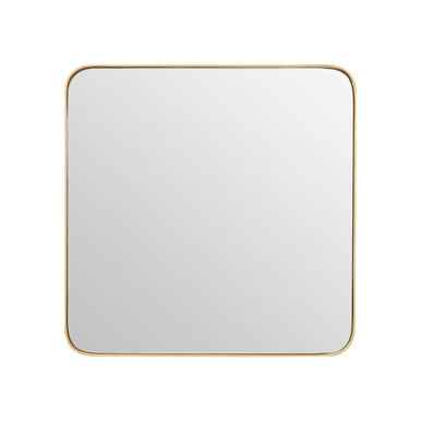Tia Medium Gold Finish Square Wall Mirro