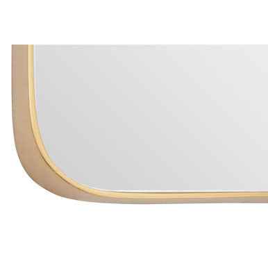Tia Medium Gold Finish Square Wall Mirro