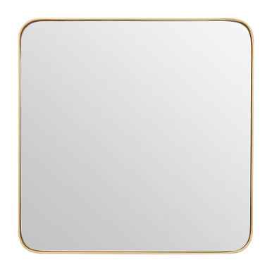 Tia Large Gold Finish Square Wall Mirror