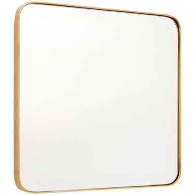 Tia Large Gold Finish Square Wall Mirror