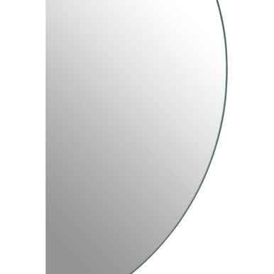Athena Round Medium Black Wall Mirror