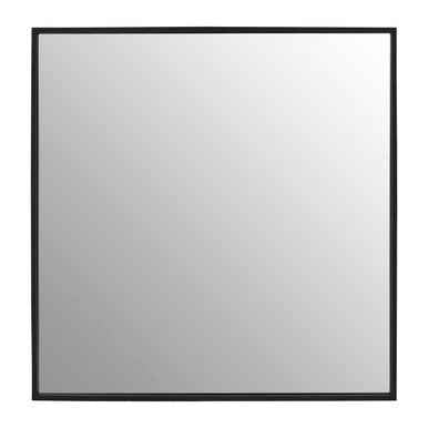 Loretta Matte Black Large Square Wall Mirror
