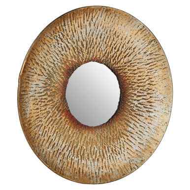 Faiza Small Textured Wall Mirror