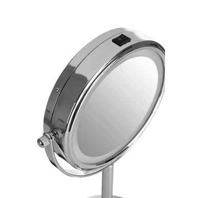 Cassini Chrome Iron Table Mirror
