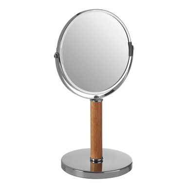 Cassini Iron And Rubberwood Table Mirror