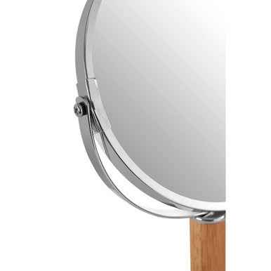 Cassini Iron And Rubberwood Table Mirror