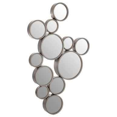 Persephone Silver Multi Circles Wall Mirror