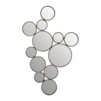Persephone Silver Multi Circles Wall Mirror