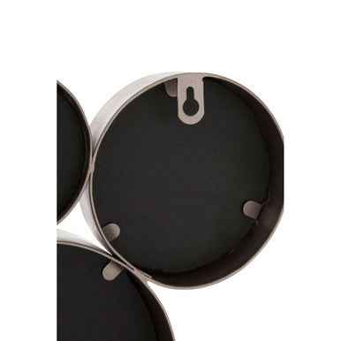 Persephone Silver Multi Circles Wall Mirror