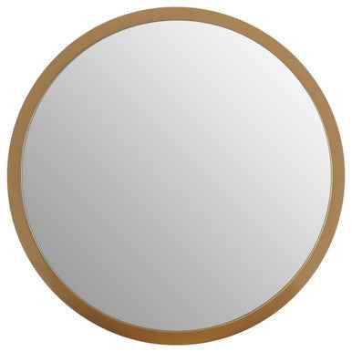 Athena Small Round Wall Mirror With Gold Frame