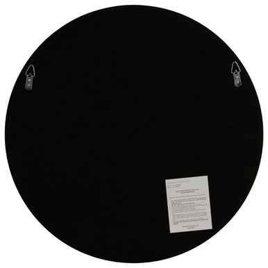 Athena Medium Round Silver Wall Mirror