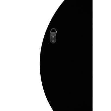 Athena Large Round Wall Mirror With Silver Frame