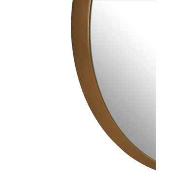 Athena Large Round Wall Mirror With Gold Frame