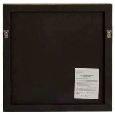 Ando Small Square Gold Finish Wall Mirror