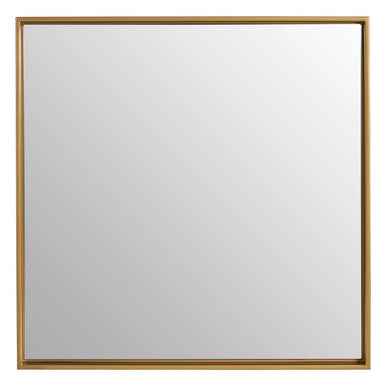 Ando Medium Square Gold Finish Wall Mirror