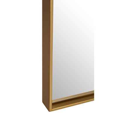 Ando Medium Square Gold Finish Wall Mirror