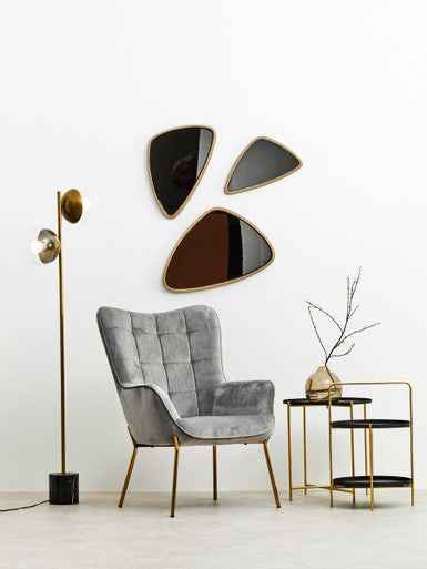 Torino Small Triangular Wall Mirror