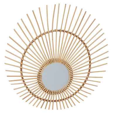 Mataram Natural Rattan Wall Mirror