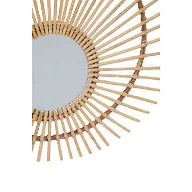 Mataram Natural Rattan Wall Mirror