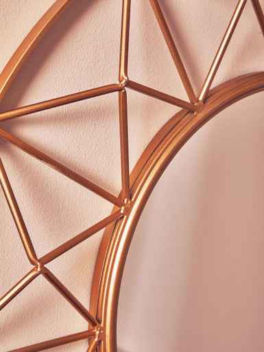 Matera 3D Round Wall Mirror