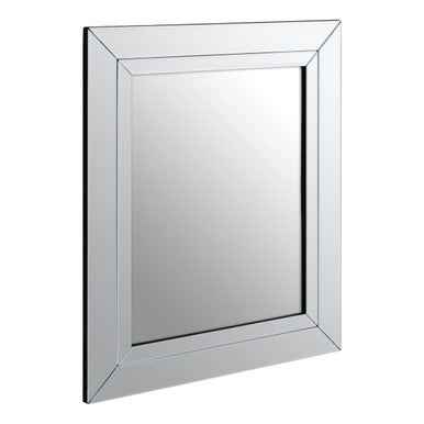 Sana Small Square Bevelled Wall Mirror