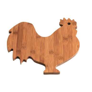 Aleki Bamboo Rooster Chopping and Serving Board