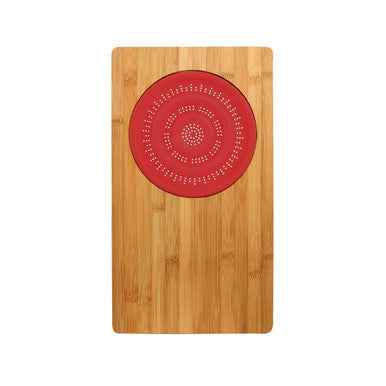 Aleki Bamboo Chopping And Serving Board With Colander