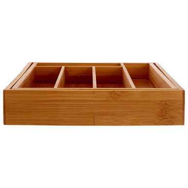 Aleki Bamboo Expandable Small Cutlery Tray