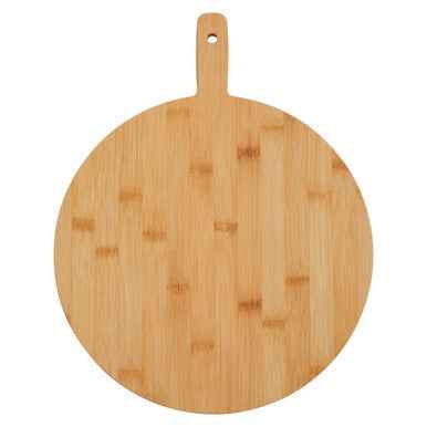 Aleki Bamboo Round Paddle Chopping And Serving Board