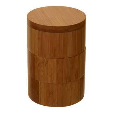 Bessan Bamboo Natural Cylindrical Storage Set