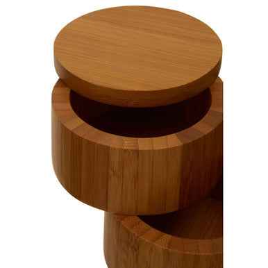 Bessan Bamboo Natural Cylindrical Storage Set
