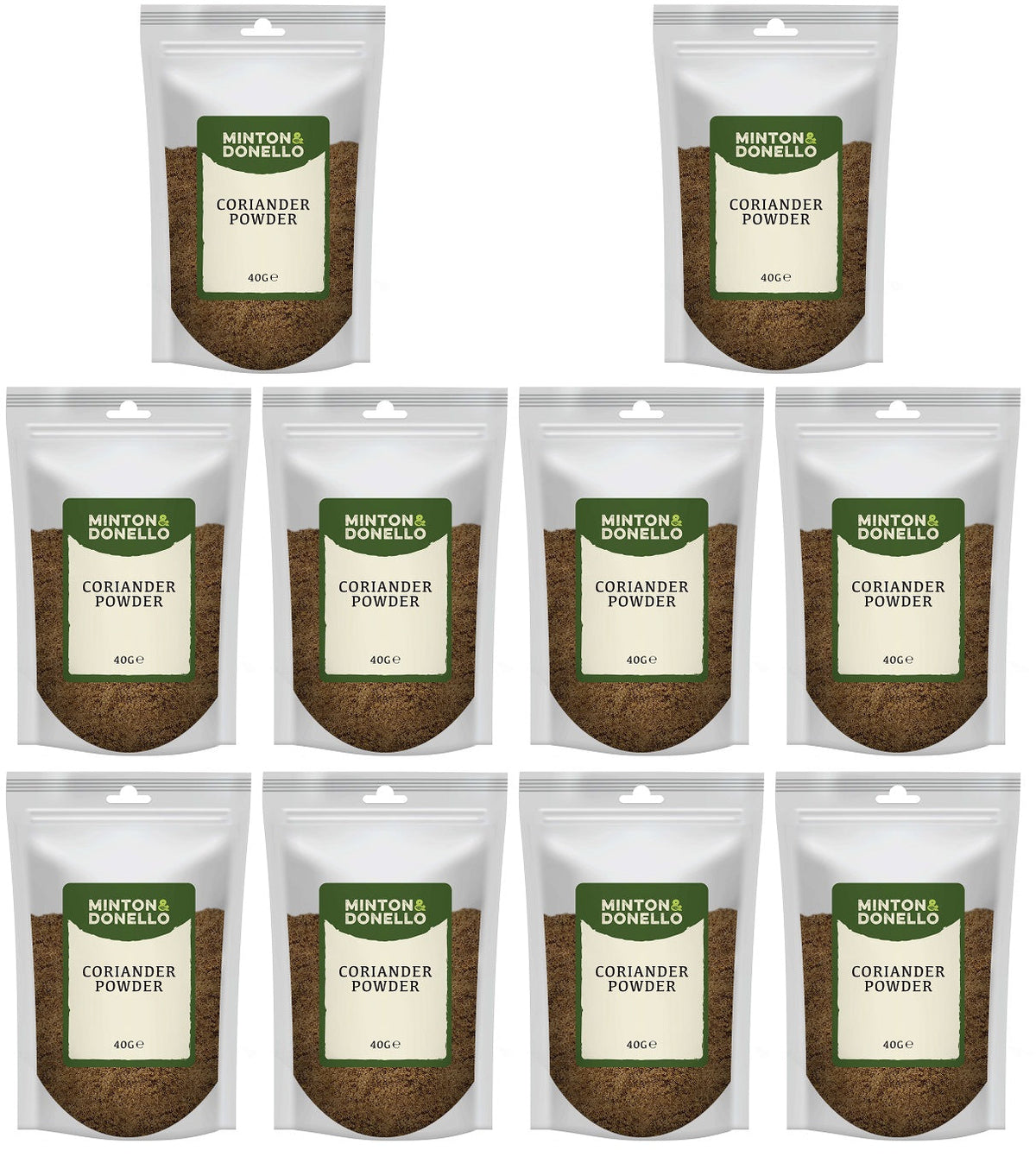 10 x Minton & Donello Coriander Powder - 40g