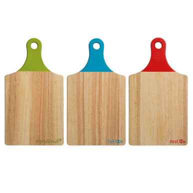Dahra Set of Three Icon Paddle Chopping and Serving Boards