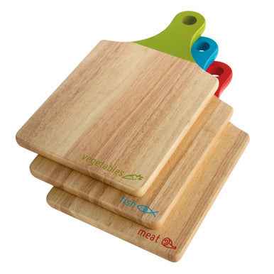 Dahra Set of Three Icon Paddle Chopping and Serving Boards