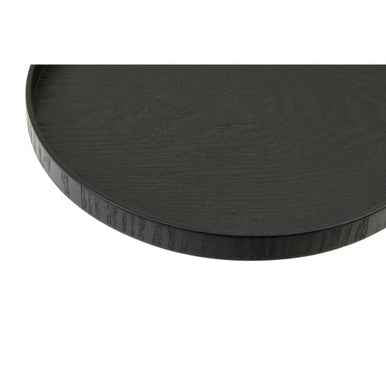 Bessan Medium Black Fir Wood Tray