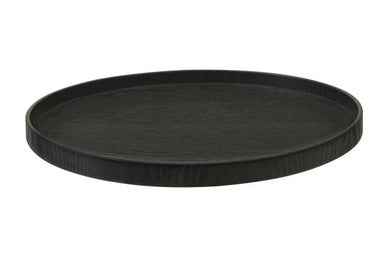 Bessan Large Black Fir Wood Tray