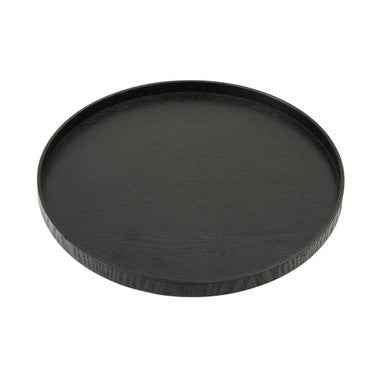 Bessan Large Black Fir Wood Tray