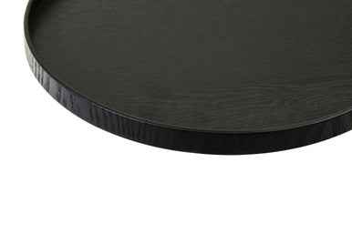 Bessan Large Black Fir Wood Tray